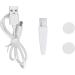 Electric Nail Clipper Corta U as Electrico Bebe 2 in 1 Electric Nail Clipper with Light Grinding Discs Type C Baby Nail Clippers Fast Charging Automatic Nail Cutter White - Buy Online on GoSupps.com