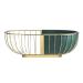 Fruit Basket Fruit Bowl Metal Wire Fruit Basket Modern Mesh Fruit Bowl Fruit Storage Baskets for Bread Vegetable Storage Holder for Kitchen Countertop Kitchen Organizers and Storage (Color : A)