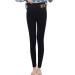 Jiqing thermo leggings women winter high waist thermoleggings thickened plush leggings stocking pants opaque winter for young girl baby girl 42 a08+black