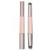 Silicone Lip Brush Lip Brush - Reusable Lip Gloss Applicator Multi-Purpose Lipstick Shine Makeup Brush Tool Soft Double Head Lip Oil Brush with Lid for Women and Girls pink