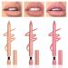 3 Colors Waterproof Crayon Matt Nude Lipstick Lipliner Pack Set with Built-in Sharpener.Longwear Moisture Smooth Matte Lipliner Pencil Collection.Ultimate Nourishing Buildable Velvet Lip Crayon Lip Liner Lip Pen Lip Make...