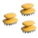 Beavorty 3st Shampoo massage comb round bracket made of cotton Exchange of the protective helmet insert scalp washer Massage comb for the scalp hand massage devices bathroomw scher hair hairdressing tools