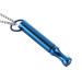 FOCCAR Stress Relief Necklace - Stress Relief Tool & Mindful Breathing Necklace - Stylish Stress Relief Meditation Pendant for Calm Meditation Breathwork & Breathing Exercise Blue+pearl Chain