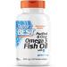Doctor's Best Purified & Clear Omega-3 Fish Oil 1000mg 120 Capsules Lab Tested Gluten Free Soy Free