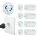 (20) Cache Preise B b Fran ais - R volutionnaire Protections lectrique Flurysar Proprise: M canisme Tournant Adh sif 3M (Sans Cl s) Pour La S curit Enfant Domestique Couvercle de la Prise Courant