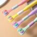 Three-Sided Soft Hair Toothbrush for Adults & Children - Effective Manual Design for Deep Cleaning Teeth & Gums - Random Color - Buy Online on GoSupps.com
