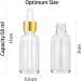 12PCS 50ML Glass Pipette Dropper Bottles Set - Ideal for Essential Oils Perfume & Fragrance Samples - Boston Style for International Shipping - Buy Online on GoSupps.com