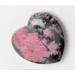 Steinfixx Rhodonite Gem Stone Heart | Healing & Chakra Stone | Massage Stone Gift for Loved Ones - International Shipping Available - Buy Online on GoSupps.com