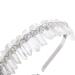 Crystal Quartz Rhinestone Tiara Headband for Women - Clear Mermaid Crown for Bride, Wedding Parties - Buy Online on GoSupps.com