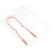 1 Set Brush and Scraper Copper Coating Brush Oral Care Scraper Scraper Unisex Oral Care Reusable Cleaning Brush