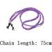 SBTRKT 5-Piece Purple Acrylic Fiber Eye Chain for Sunglasses | Stylish Sturdy Perfect for All Ages - Buy Online on GoSupps.com