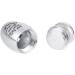 Canghai Mini Cremation Urn Small Keepsake for Human and Pet Ashes | Stainless Steel Ashes Holder Souvenir Ash Box 25x16 mm (Silver) - Buy Online on GoSupps.com