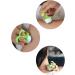 Xuebai Handheld Body Massage Device - Mini Flowerpot Shaped Roller for Neck Foot & Facelift Relaxation - Cute Desk Decor & Beauty Tool - Buy Online on GoSupps.com