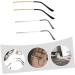 Collbath Glasses Replacement Parts - 2 Pairs of Adjustable Bracket Arms for Men & Women Sunglasses - Repair Kit with Screwdriver - Buy Online on GoSupps.com
