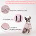 Petsmiler Dog Bathrobe - Quick Dry Velcro Robe for Large Dogs | Ideal After Swimming & Rain - Pink M - Buy Online on GoSupps.com