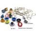 Honkoolly 420 Set 3mm Metal Eyelets - Mixed Colors Round Grommets for Crafting - 30 Sets/Colors - Buy Online on GoSupps.com