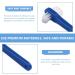 Artibetter Denture Cleaning Brush - Dual Head Toothbrush for False Teeth - Hard Bristles - Effective Denture Care - Buy Online on GoSupps.com