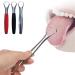 Stainless Steel Tongue Scraper & Coating Brush Oral Care Tongue Cleaner (Silver) | International Shipping Available - Buy Online on GoSupps.com