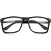 Kokobin Anti-Blue Light Reading Glasses for Men & Women - Metal Full Screen Black 1 Diopter - Computer Vision Aid - Buy Online on GoSupps.com