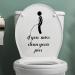 BJY Toilet Sticker Funny inIf You Miss Clean Your PissinSign Bathroom Toilet Decal Removable Self Adhesive Art Toilet Decal Creative DIY Toilet Lid Decals for Restroom Toilet Washroom (Black)