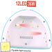 Healeved 2pcs 12 Nail Dryer Nail Art Tools Accessories Gel Nail Curing Gel LED Dryer Manicure Tool Nail Polish Dryer Nail Gel Polish Curing Machine Grill - Buy Online on GoSupps.com