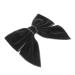 minkissy Bow Hairpin Hair Bows Clips Bowknot Hairpins Valentines Girl Hair Bows Alligator Clip Bows Grosgrain Hair Bow French Barrette Toddler Autumn and Winter Hair Knot Velvet Cloth 15x14x2.5cm Black