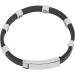 Power Ionics Adjustable Black Bracelet for Men & Women | Healing Pearl Bracelet for Balance Sleep & Relaxation | Soft Silicone Design - Buy Online on GoSupps.com