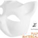 Buy Luxshiny 15-Piece DIY White Cat Masks with Straps | Paintable Masquerade Masks for Party Fun - International Shipping Available - Buy Online on GoSupps.com