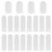 20 PCS Gel Finger Cots Silicone Finger Protectors Finger Sleeves for Dry Skin Rubber Finger Covers for Finger Cracking Wound Hand Eczema Finger Arthritis and More (2 Size White)