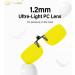 Goiteia Blue Light Blocking Clip On Glasses | Daymax Yellow Lens | Computer & Gaming Eyewear for Better Sleep & Eye Strain Relief - Buy Online on GoSupps.com