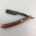 Uonlytech Wooden Handle Straight Edge Barber Razor - Vintage Folding Metal Hair Shaper for Men - Professional Shaving Tool - Buy Online on GoSupps.com