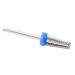 Cuticle Drill Bit Convenient Nail Removal Rotated Nail Tungsten Steel Grinding Head for Household for Nail Shop(Flat head M)