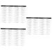 Housoutil Eyebrow Stickers 6 Sheets Pairs Water Transfer Eyebrow Sticker Eyebrow Transfer Simulation Eyebrow Hair 6d Patch