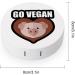 Love Pig Go Vegan Contact Lens Kit - Cute Portable Storage Box with Mirror | Ideal for Travel - Buy Online on GoSupps.com