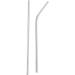 Plumflex 100pcs Metal Straws Can Be Reused 304 Stainless Steel Drinking Water Pipes 215 Mm x 6 Mm Curved Straws and 50 Straight Straws - Buy Online on GoSupps.com