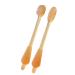 Silicone baby toothbrush set toddler first toothbrush tongue cleaner non-slip tooth massage brush for 0 18 months with dust protection