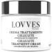LOVVES AntiCellulite Cream High Natural Cosmetics LiporiReducing and Draining Stimulates Blood Circulation High Moisturizing Power Glass jar size 200 ml
