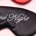 Luxury Silk Sleep Mask - Adjustable Plush Eye Cover for Travel & Relaxation | Golden Eye Shade for Sweet Sleep - Buy Online on GoSupps.com