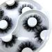 HBZGTLAD 25mm 3D Faux Mink Eyelashes - Handmade Thick False Lashes (5 Pairs) | Long Eye Makeup Extensions - Buy Online on GoSupps.com