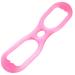 Toddmomy Elastic Pull Rope Figure 8-Shaped Silicone Rope Multifunctional Band Tension Band Drawstring Puller Yoga Resistance Band Fitness Pink Medium