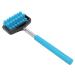 Chiciris roll massage tab pain -relieving telescopic massage tab flexible wear -resistant 360 rotation for poor head (sky blue)