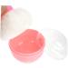  SOESFOUFU 2 Boxes Powder Puff Box Makeup Applicator Powder Container Mini Containers Body Powder Plush Acrylic Cleaning Supplies Make Up Baby - Buy Online on GoSupps.com