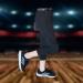 4-16 yrs Youth Basketball Compression Capri Pants with Knee Pads - Black, Large - Buy Online on GoSupps.com