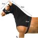 Leberna Lycra Stretch Horse Hood with Zipper - Full Face Neck Cover S Black | Buy Internationally | Best Quality Equestrian Gear - Buy Online on GoSupps.com