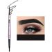 FFICUMON Eyeliner Eyebrow Liner Doublehead Rotating Ultrafine 3D Eyebrow Pencil Portable Waterproof Long Lasting Eyebrow Pen Korean Cosmetics Black Felt EyelinerCoffee - Buy Online on GoSupps.com