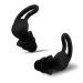 Noise Reduction Ear Plugs NRR 40dB Ultra Comfortable Silicone Reusable Ear Plugs for Sleeping Snoring Swimming Studying Concerts Noise Cancelling and Hearing Protection Black