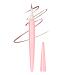 KISSIO Eyeliner Waterproof Liquid Eyeliner Long Lasting Eyeliner Color Eyeliner Pigmentation Buildable Thin to Thick lines Cruelty Free 1.5 ml (05Strawberry)