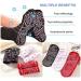 Tourmaline Lymphvity Slimming Health Socks - Set of 3 | Acupressure, Self-Heating, Magnetic Therapy | Red Color - Buy Online on GoSupps.com