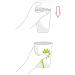 Ornamin Anti-Slip Flower Cup Set 220ml - Blue/White with Beak Attachment | Ideal Children's Drinking Cup - Buy Online on GoSupps.com