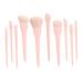 Shop Minkissy 10 Set Professional Makeup Brushes - Soft Pink Cosmetic Tools for Women - Buy Online on GoSupps.com